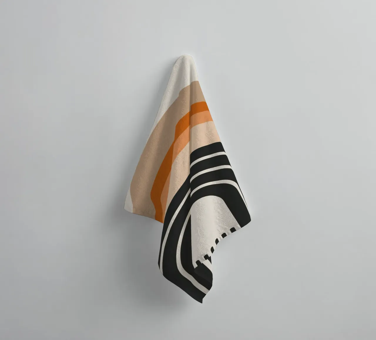 Retro rainbow design towel by Whole©