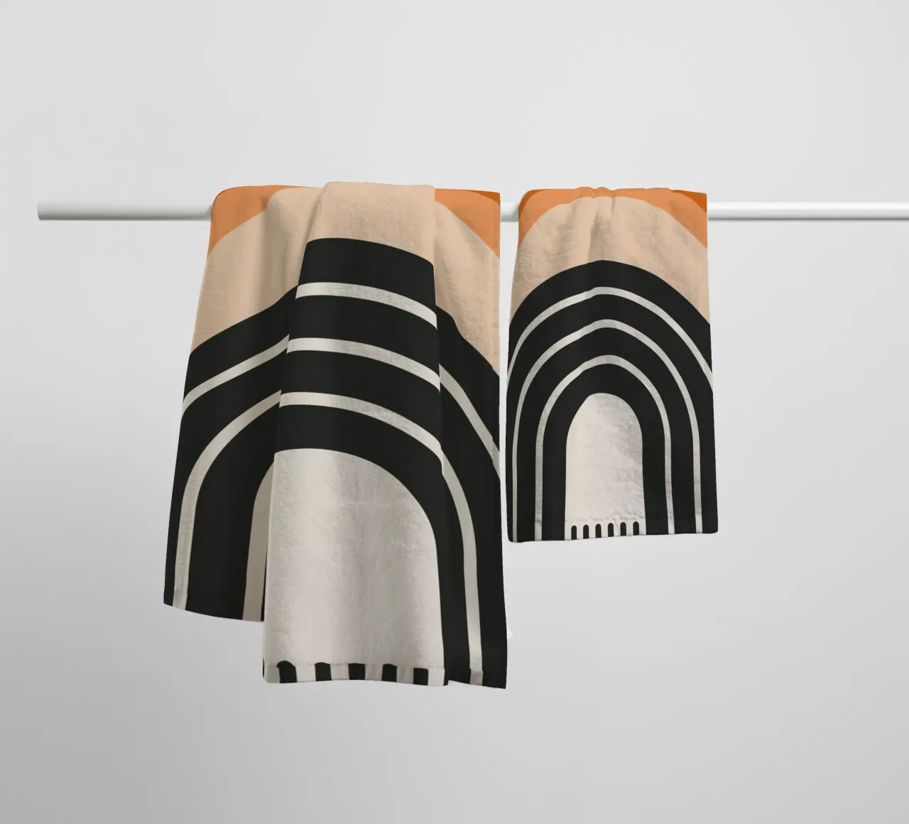 Design arcobaleno retrò asciugamano da bagno da Whole©