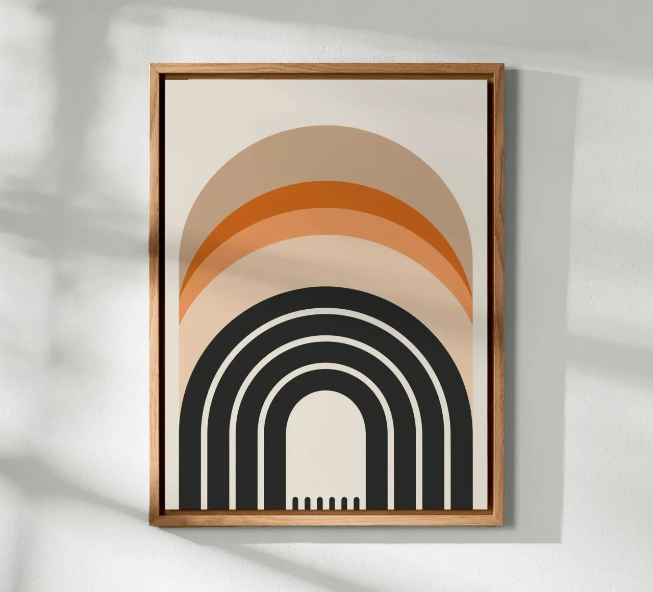 Design arcobaleno retrò alluminio dibond da Whole©