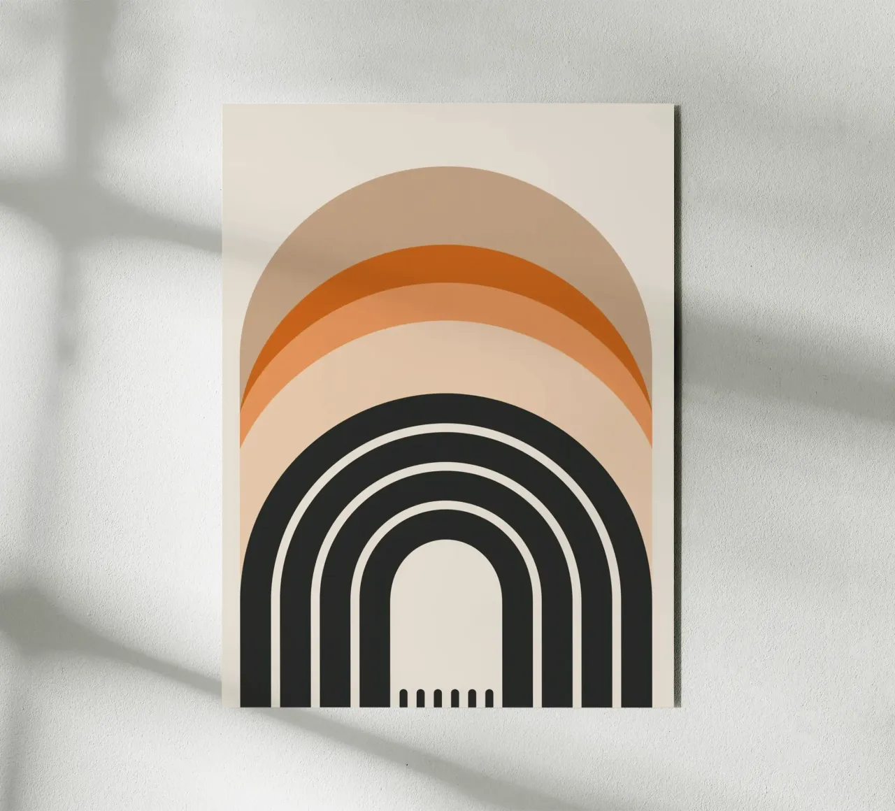 Design arcobaleno retrò alluminio dibond da Whole©