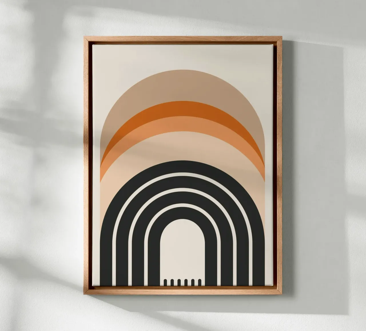 Design arcobaleno retrò tela da Whole©