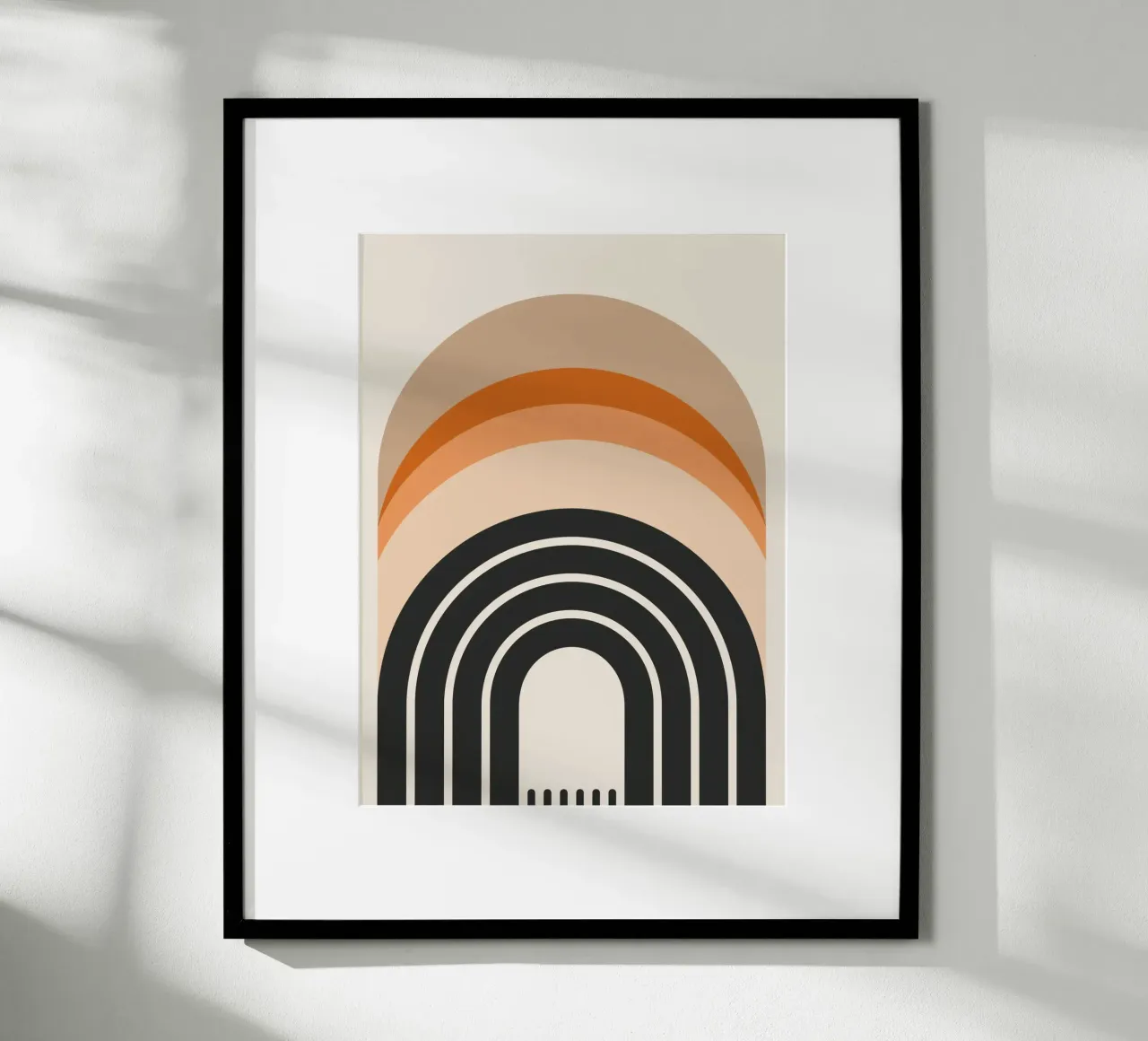 Design arcobaleno retrò carta hahnemühle da Whole©