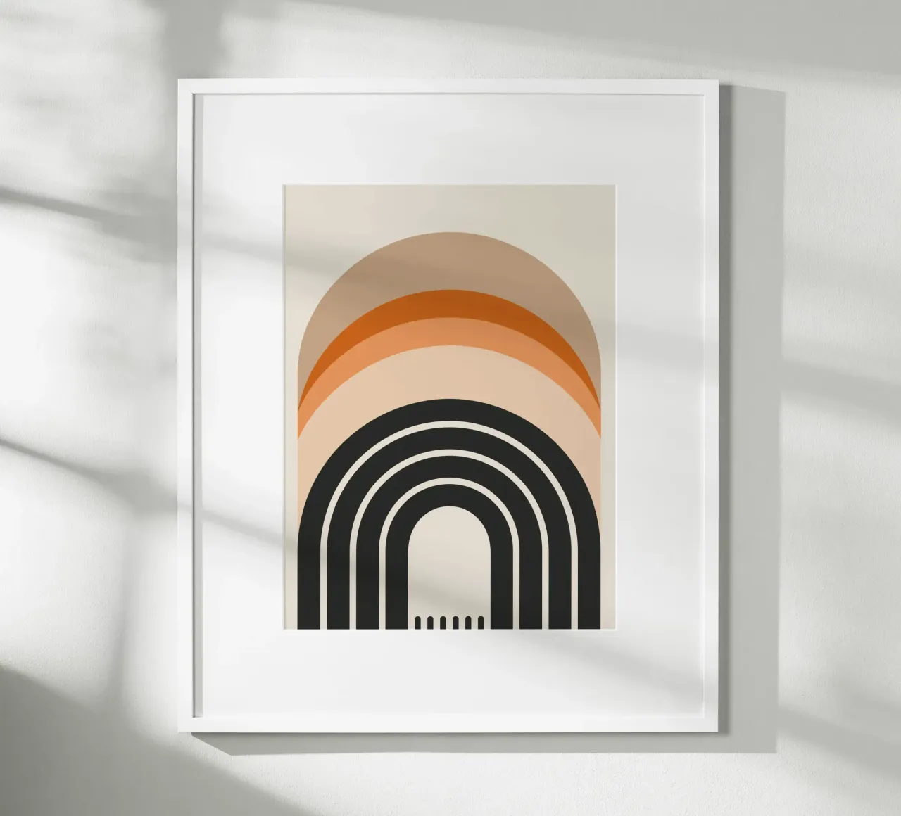 Design arcobaleno retrò carta hahnemühle da Whole©