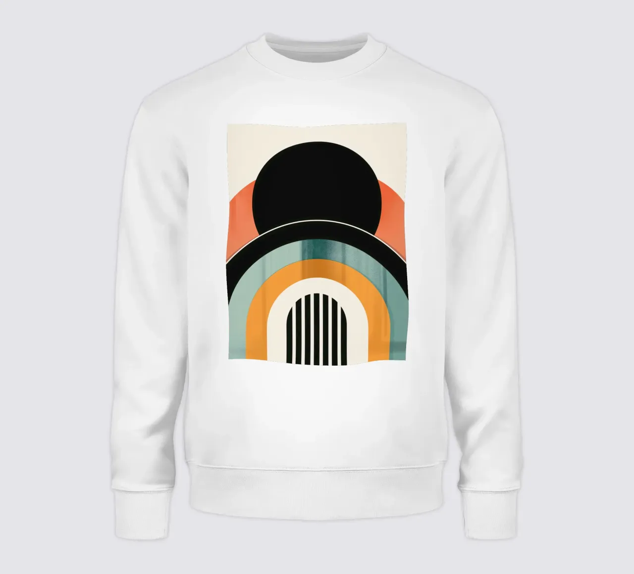 Design geometrico retrò felpa da Whole©