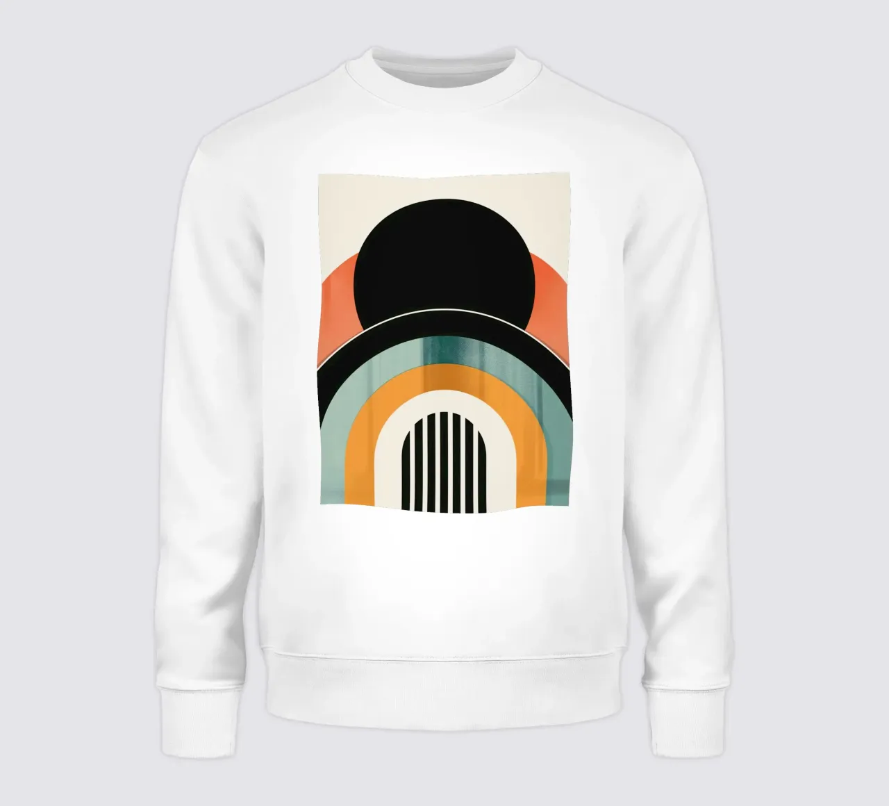 Design geometrico retrò felpa da Whole©