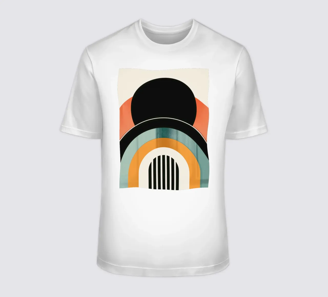 Design geometrico retrò t-shirt da Whole©