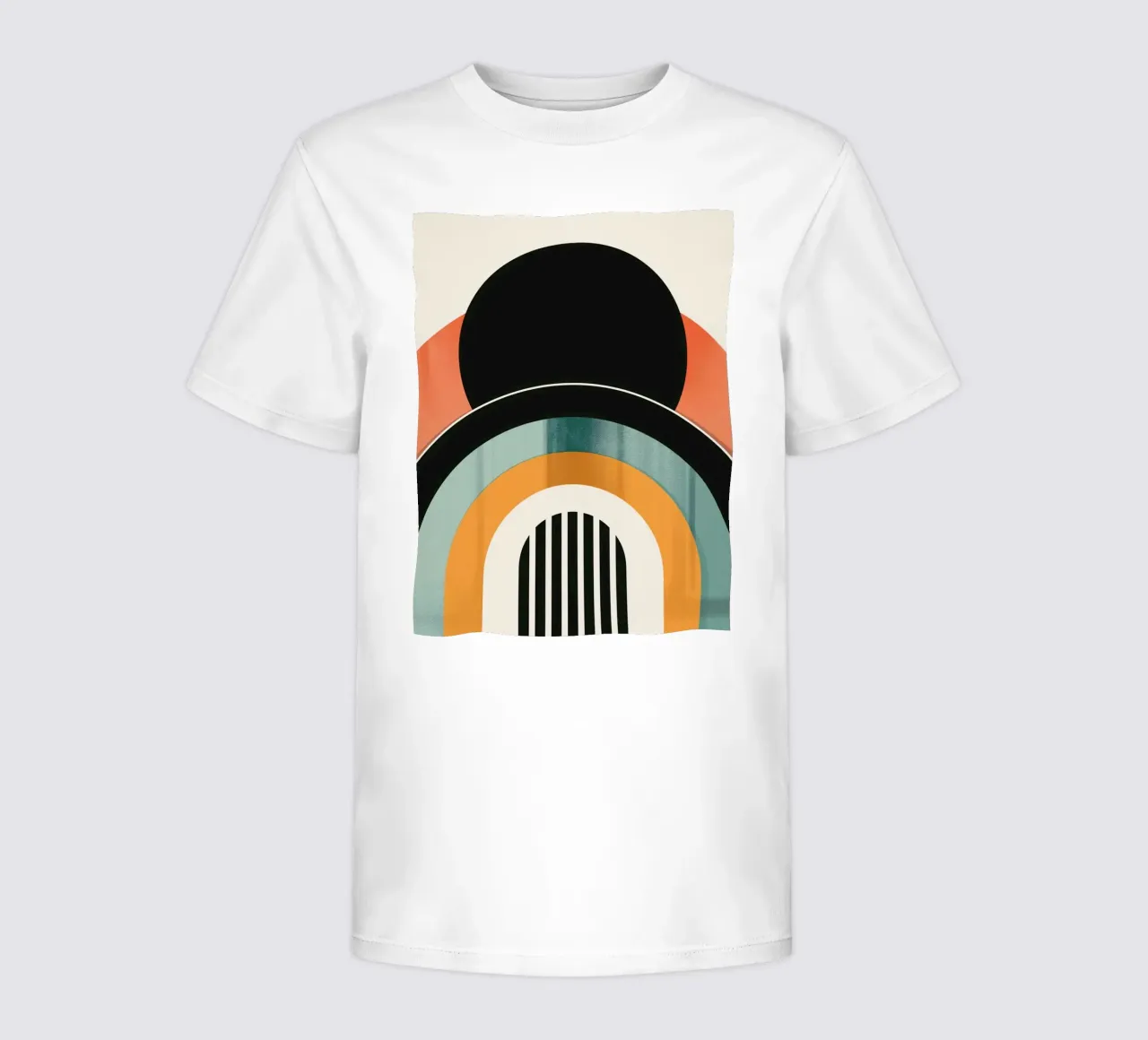 Design geometrico retrò t-shirt bambini da Whole©