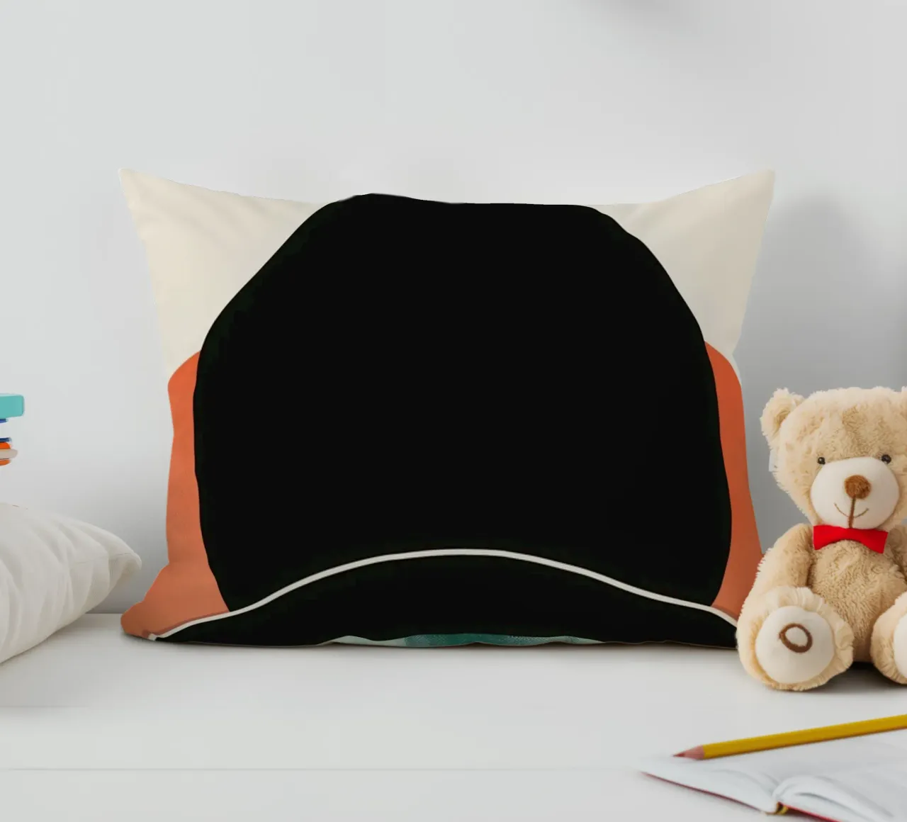 Design geometrico retrò cuscino da Whole©