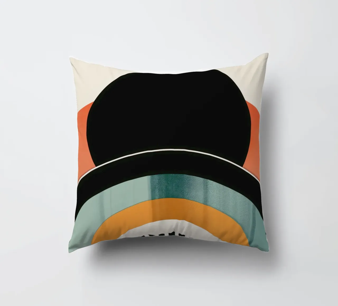 Design geometrico retrò cuscino da Whole©