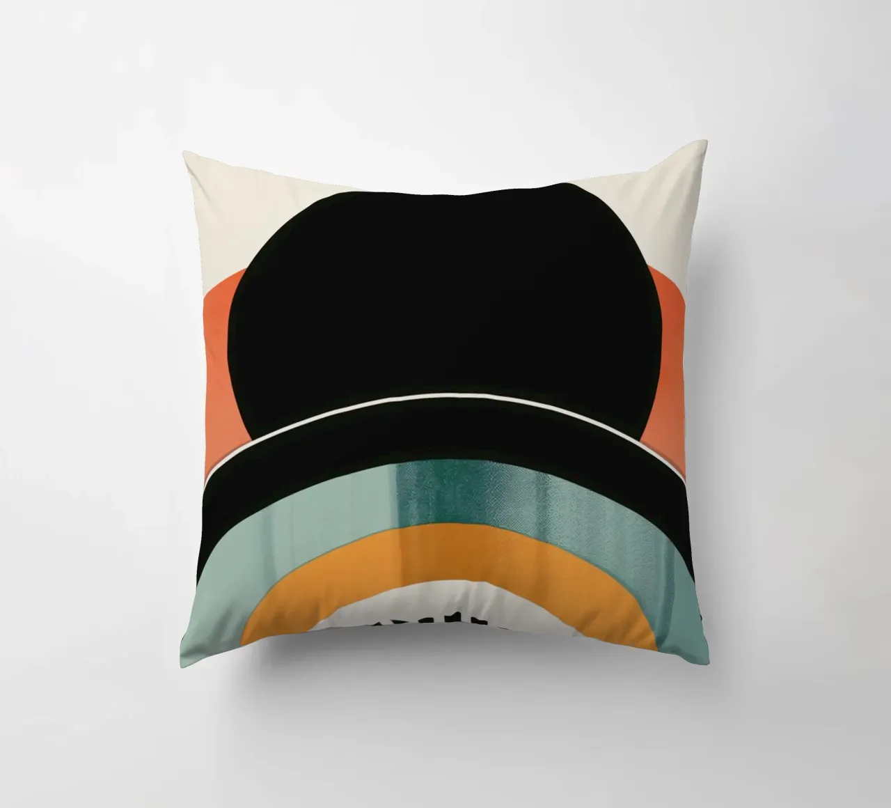 Design geometrico retrò cuscino da Whole©