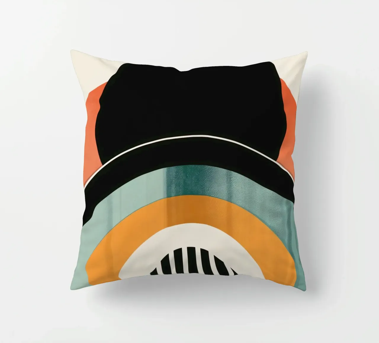 Design geometrico retrò cuscino da Whole©