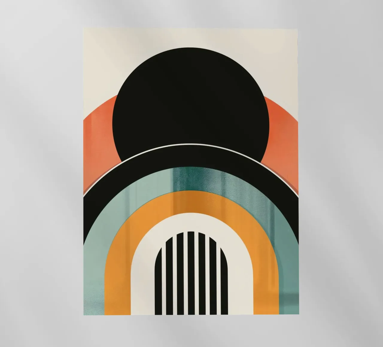 Design geometrico retrò pellicola backlit da Whole©