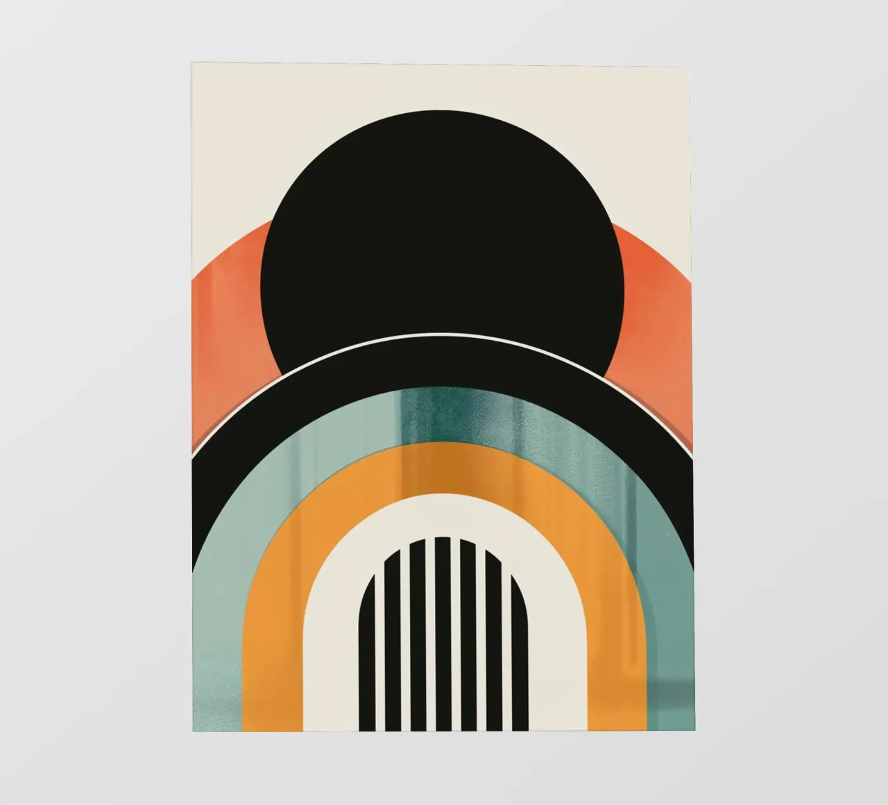 Design geometrico retrò pellicola backlit da Whole©