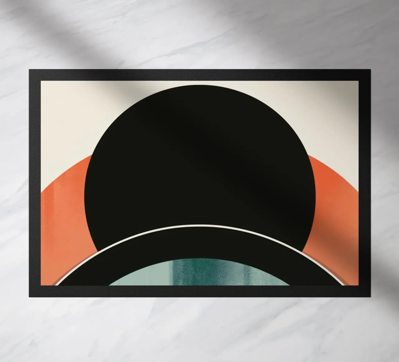 Design geometrico retrò zerbino da Whole©