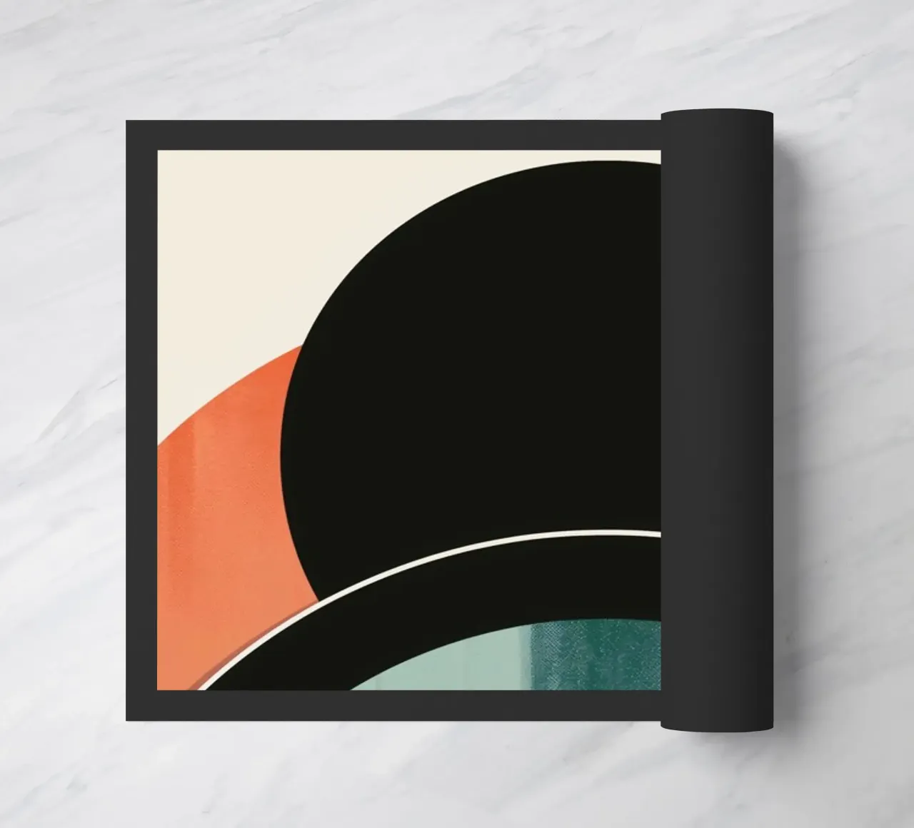 Design geometrico retrò zerbino da Whole©