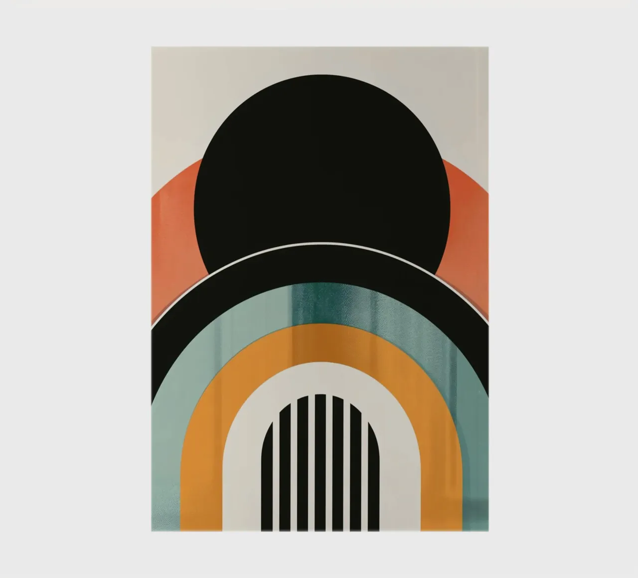 Geometric retro design notebook by Whole©