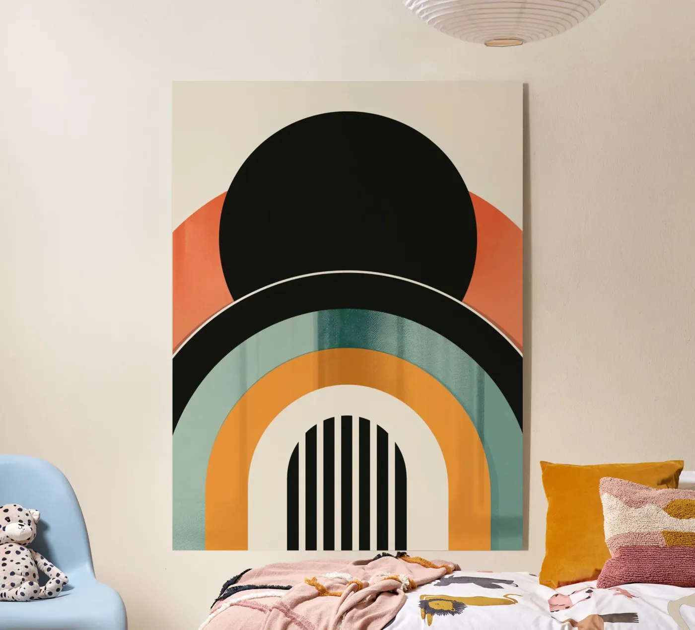 Design geometrico retrò plexiglass da Whole©