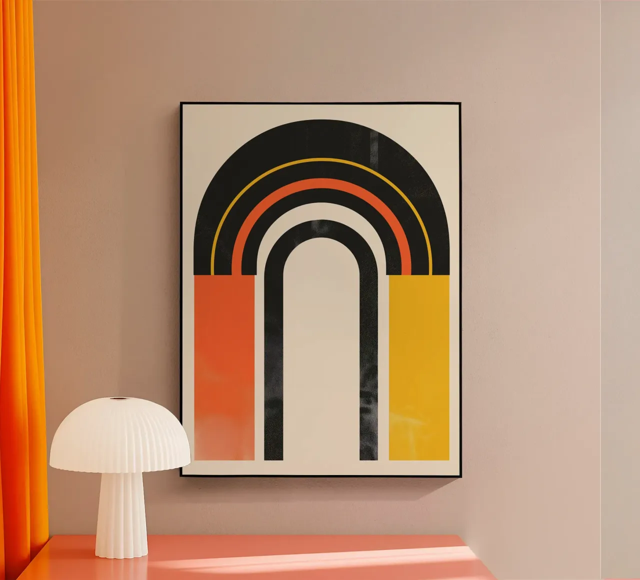 Archi astratti a colori plexiglass da Whole©