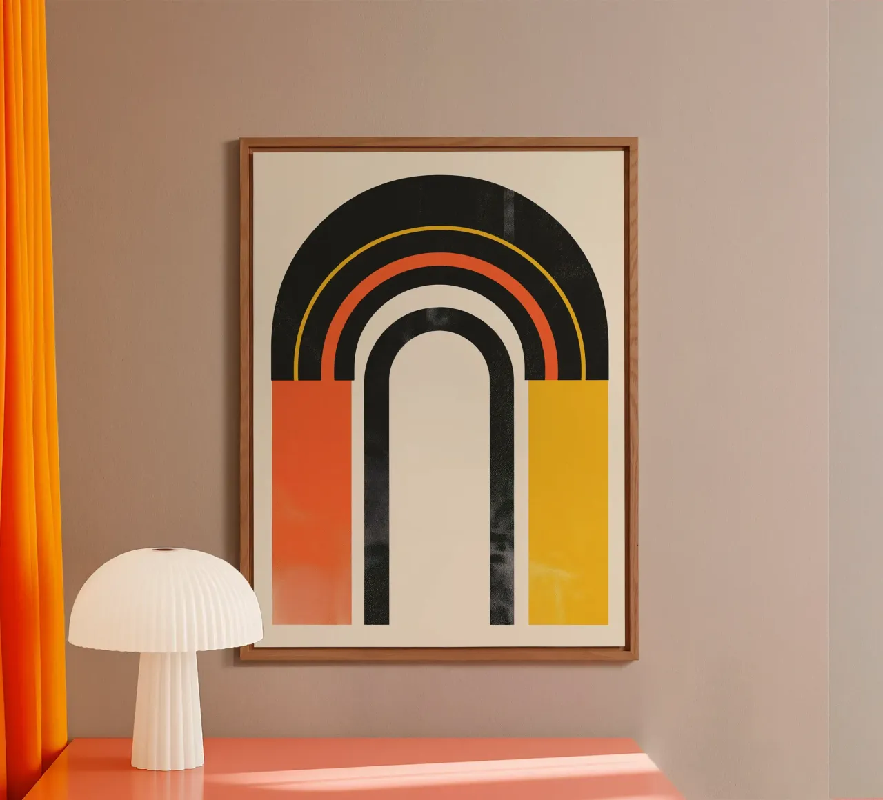 Archi astratti a colori alluminio dibond da Whole©
