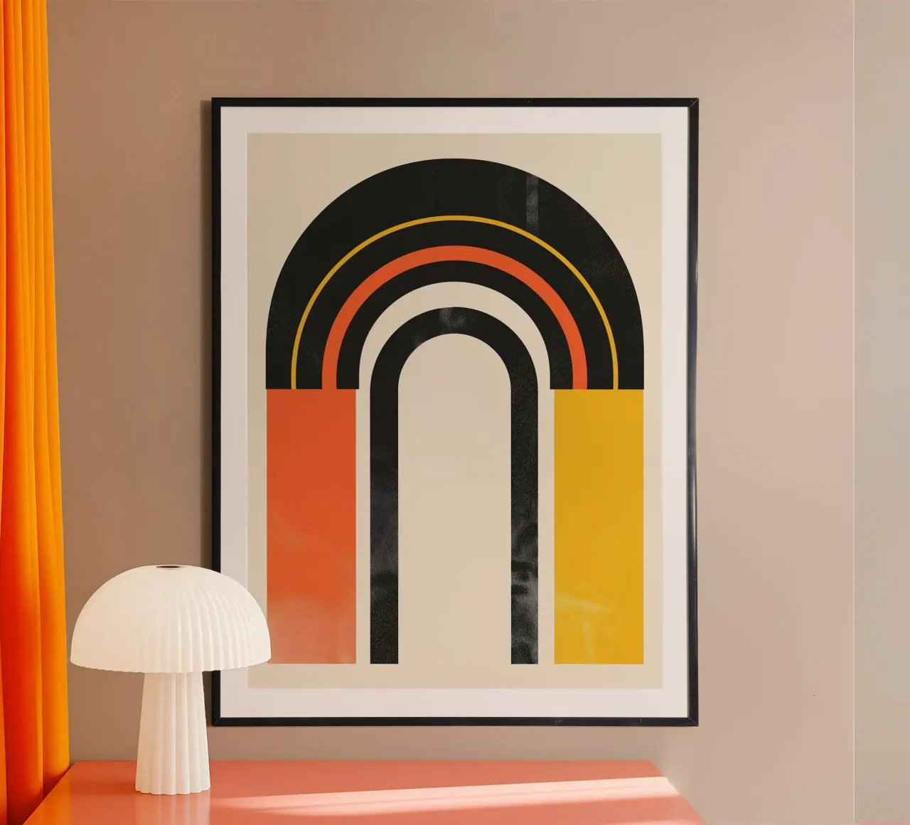 Archi astratti a colori carta hahnemühle da Whole©