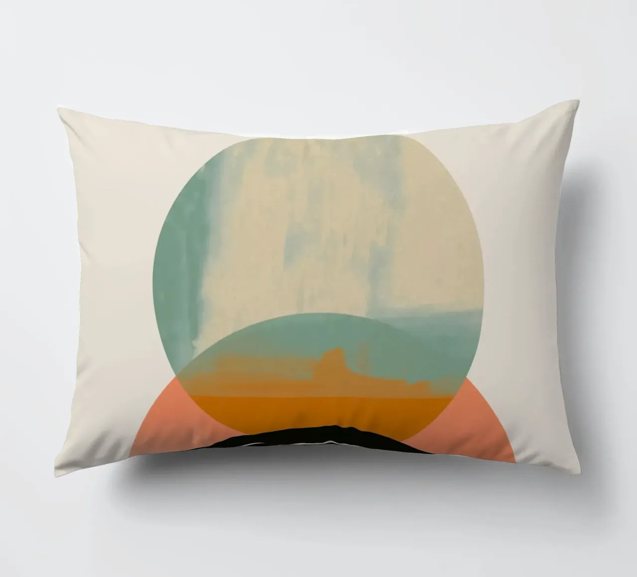 Forme geometriche in colori pastello cuscino da Whole©