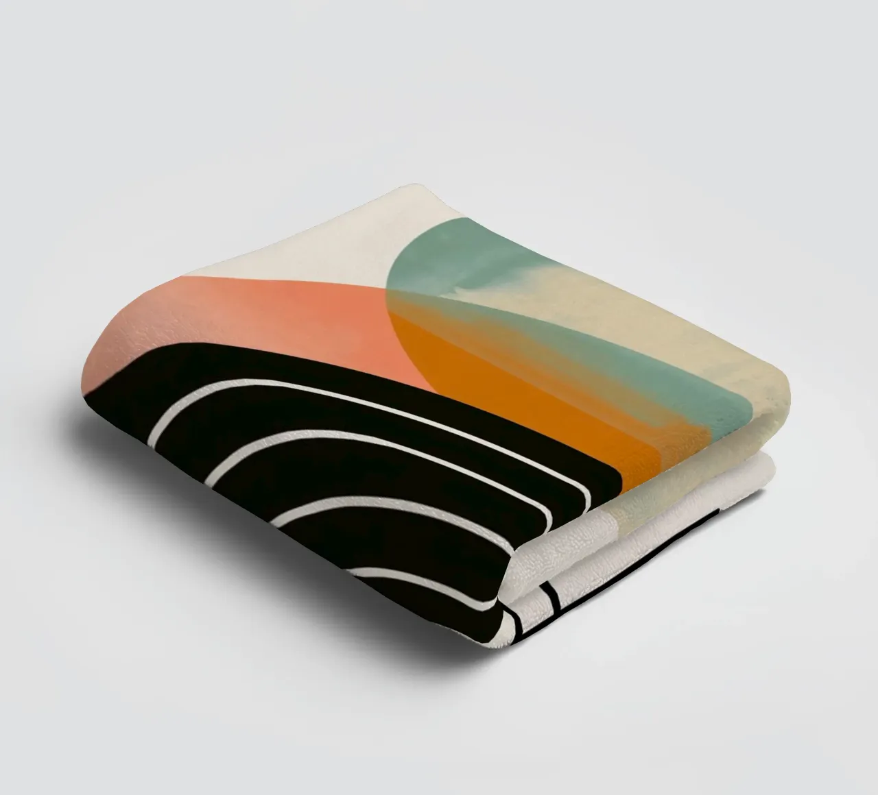 Forme geometriche in colori pastello asciugamano da bagno da Whole©