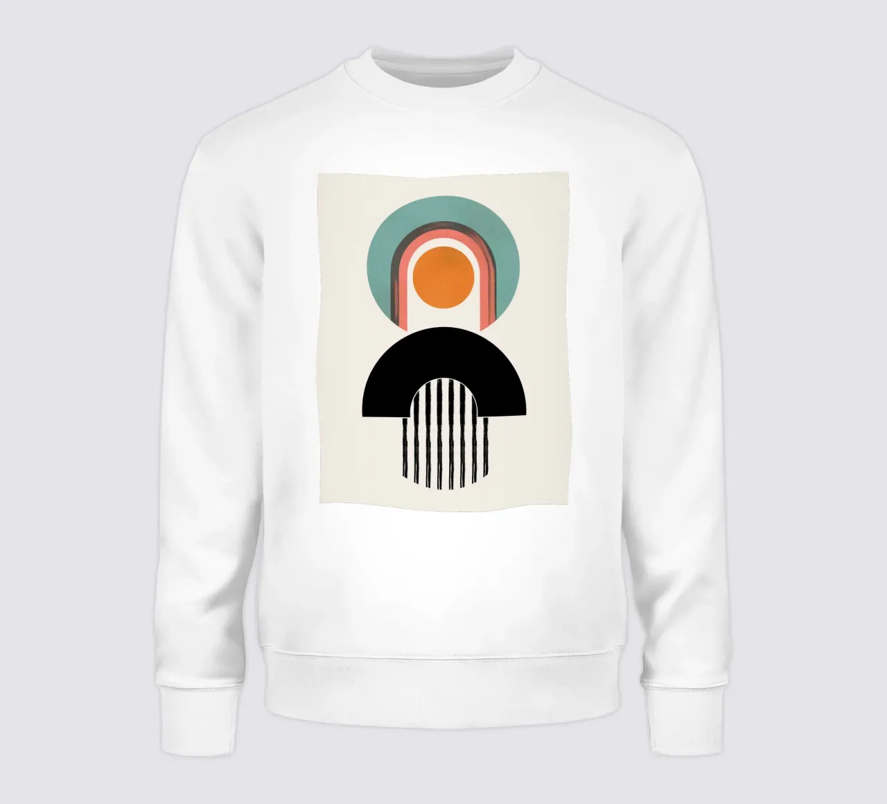 Abstract forms Minimalist sweatshirt by Whole©