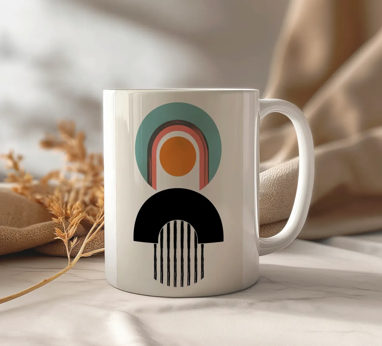 Forme astratte Minimaliste tazza in ceramica da Whole©