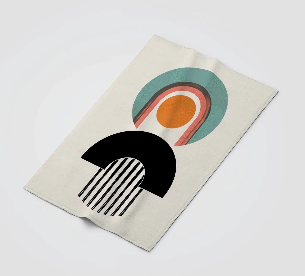Forme astratte Minimaliste coperta in pile da Whole©