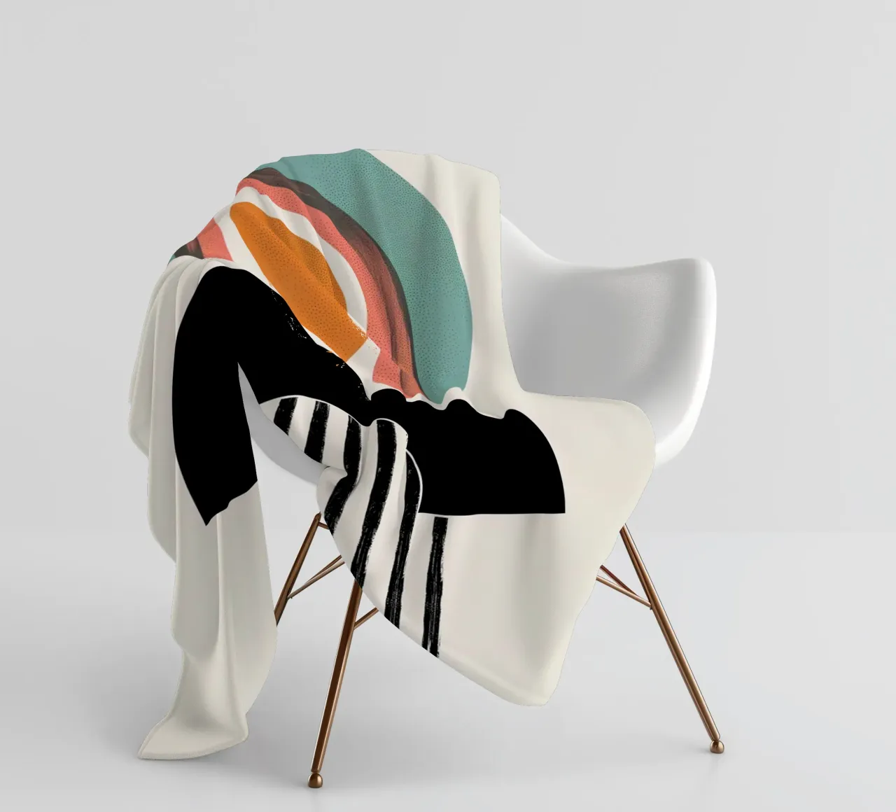 Forme astratte Minimaliste coperta in pile da Whole©