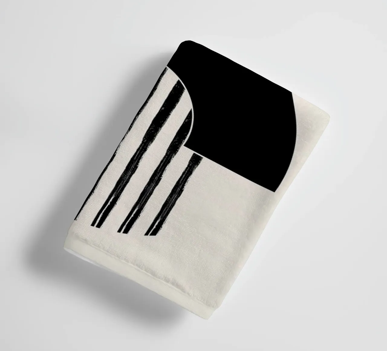 Abstract forms Minimalist towel by Whole©