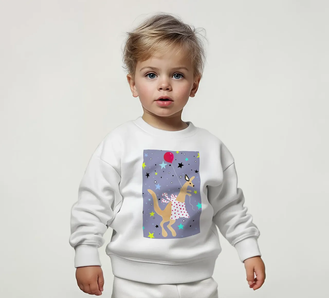 Känguru felpa neonato da Kera Till