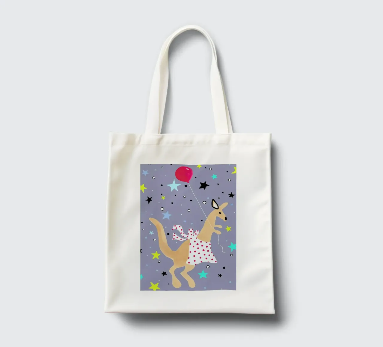 Känguru borsa in juta da Kera Till