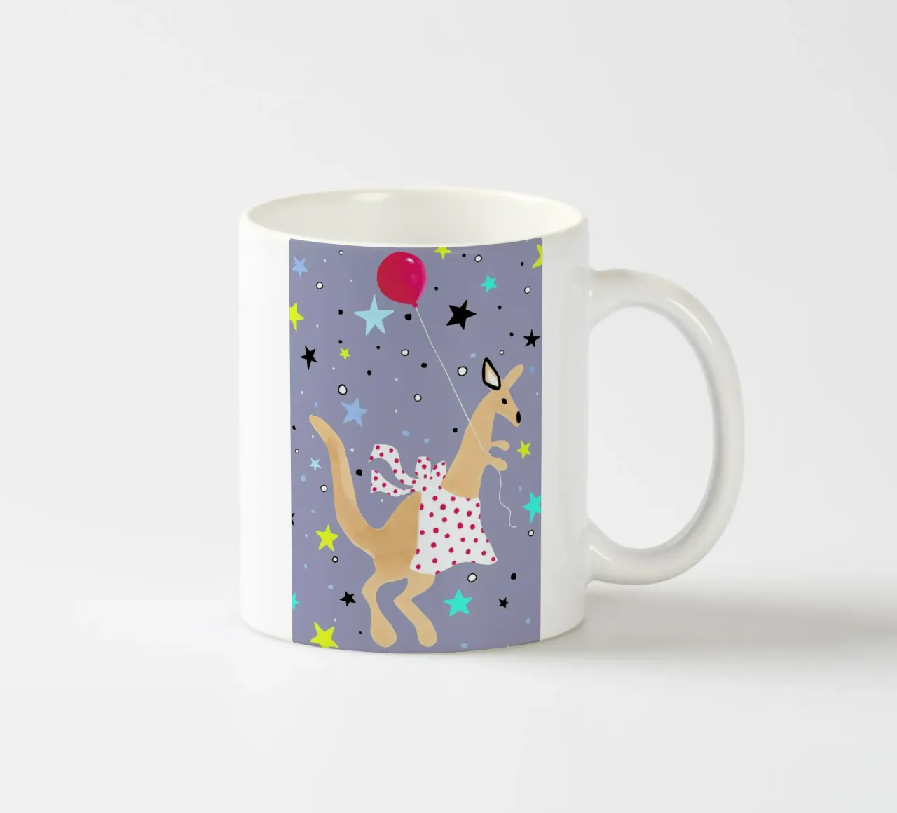 Känguru Keramik Tasse von Kera Till