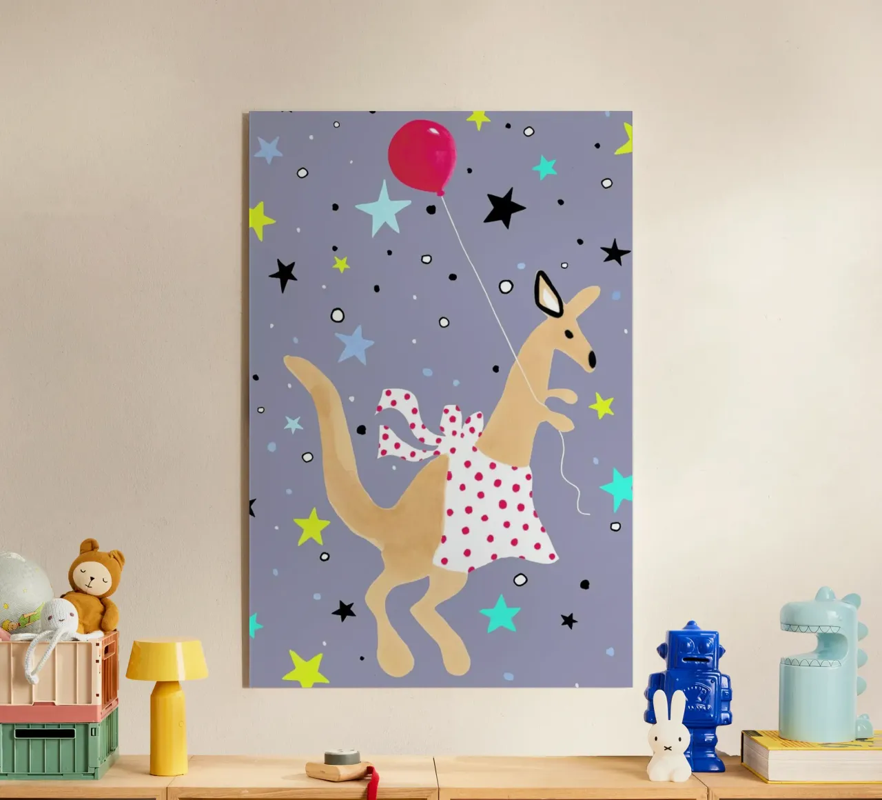 Känguru acryl van Kera Till