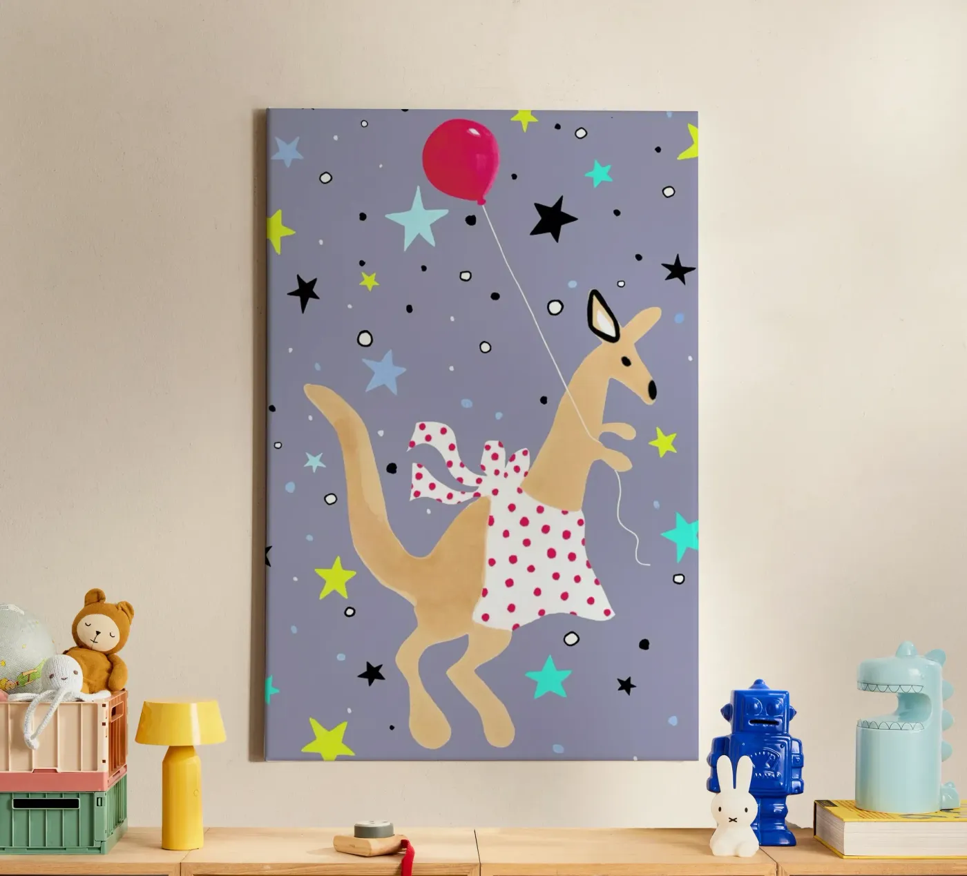 Känguru canvas by Kera Till