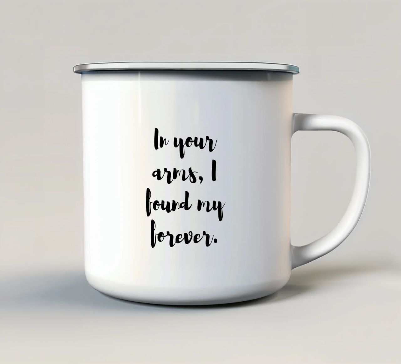 Oh, amore! tazza in smalto da Street Boutique