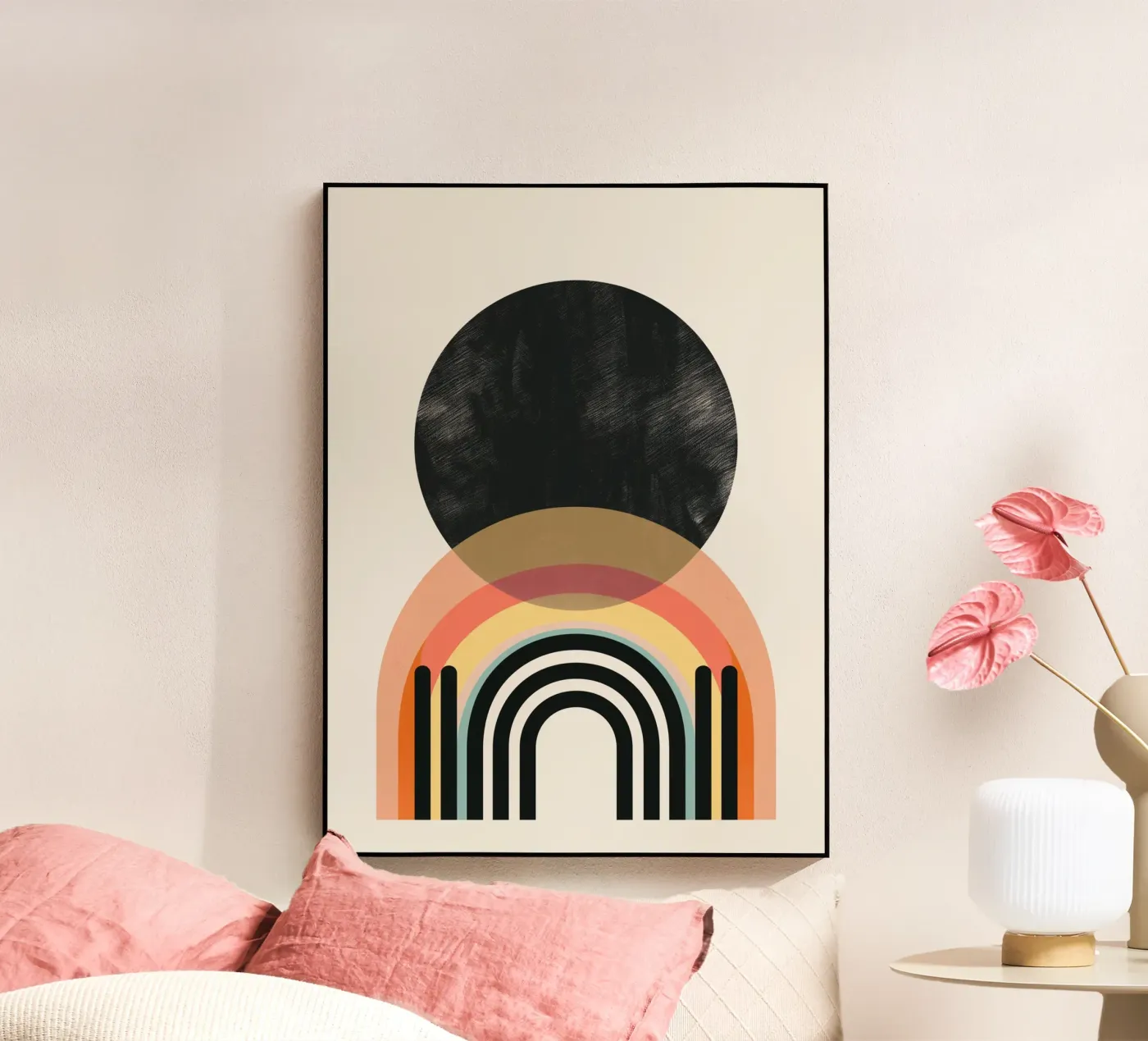 Colori e archi geometrici plexiglass da Whole©