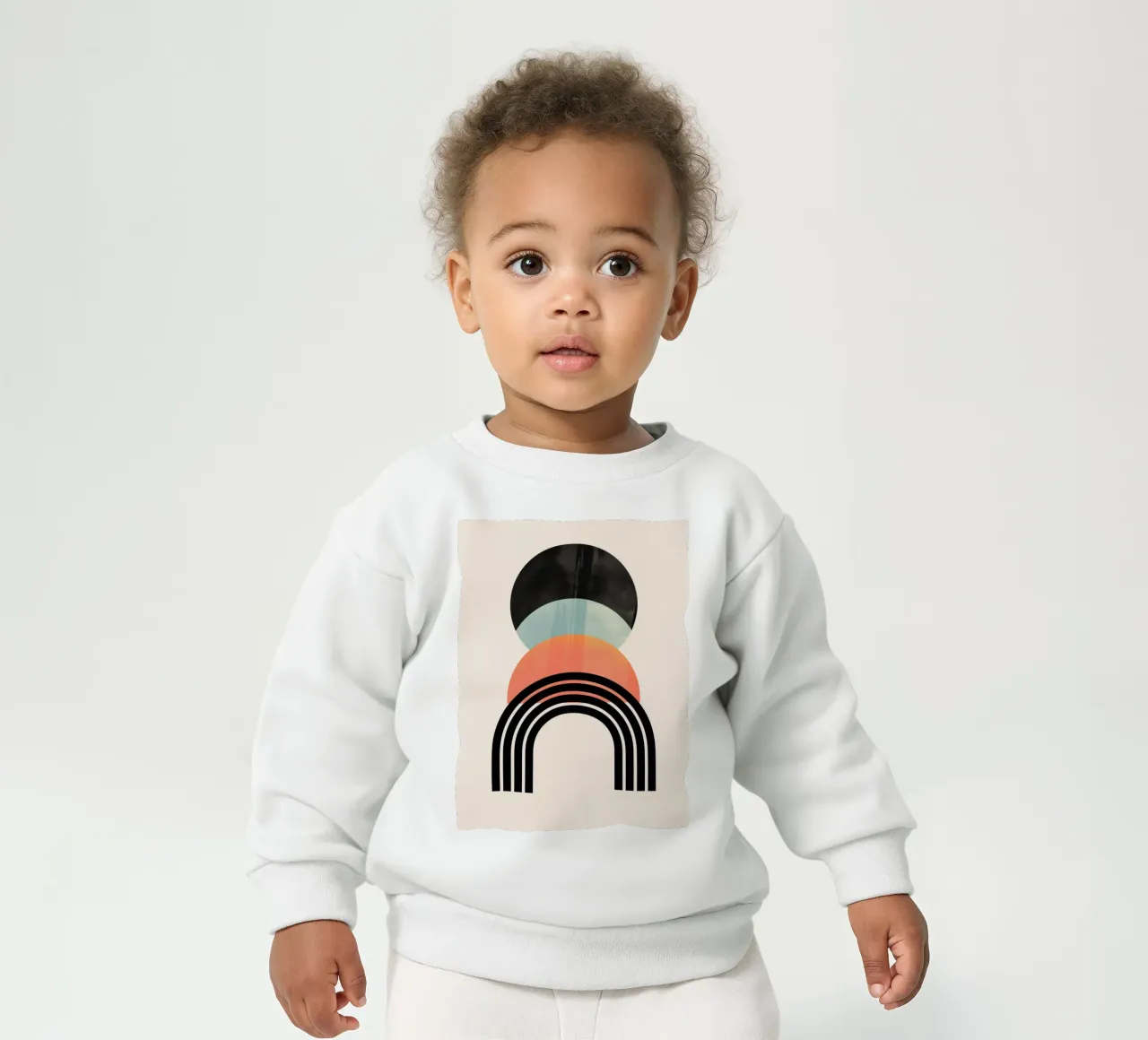Archi geometrici retrò felpa neonato da Whole©