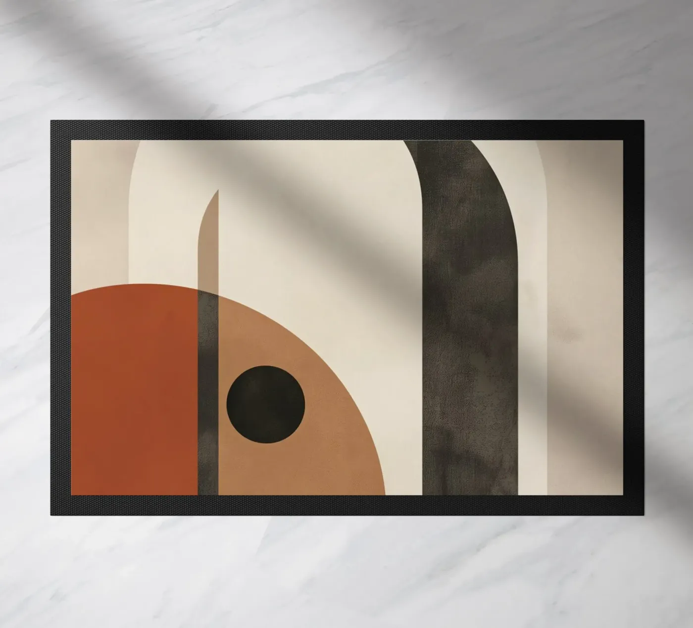 Abstract boho geometry doormat by Whole©