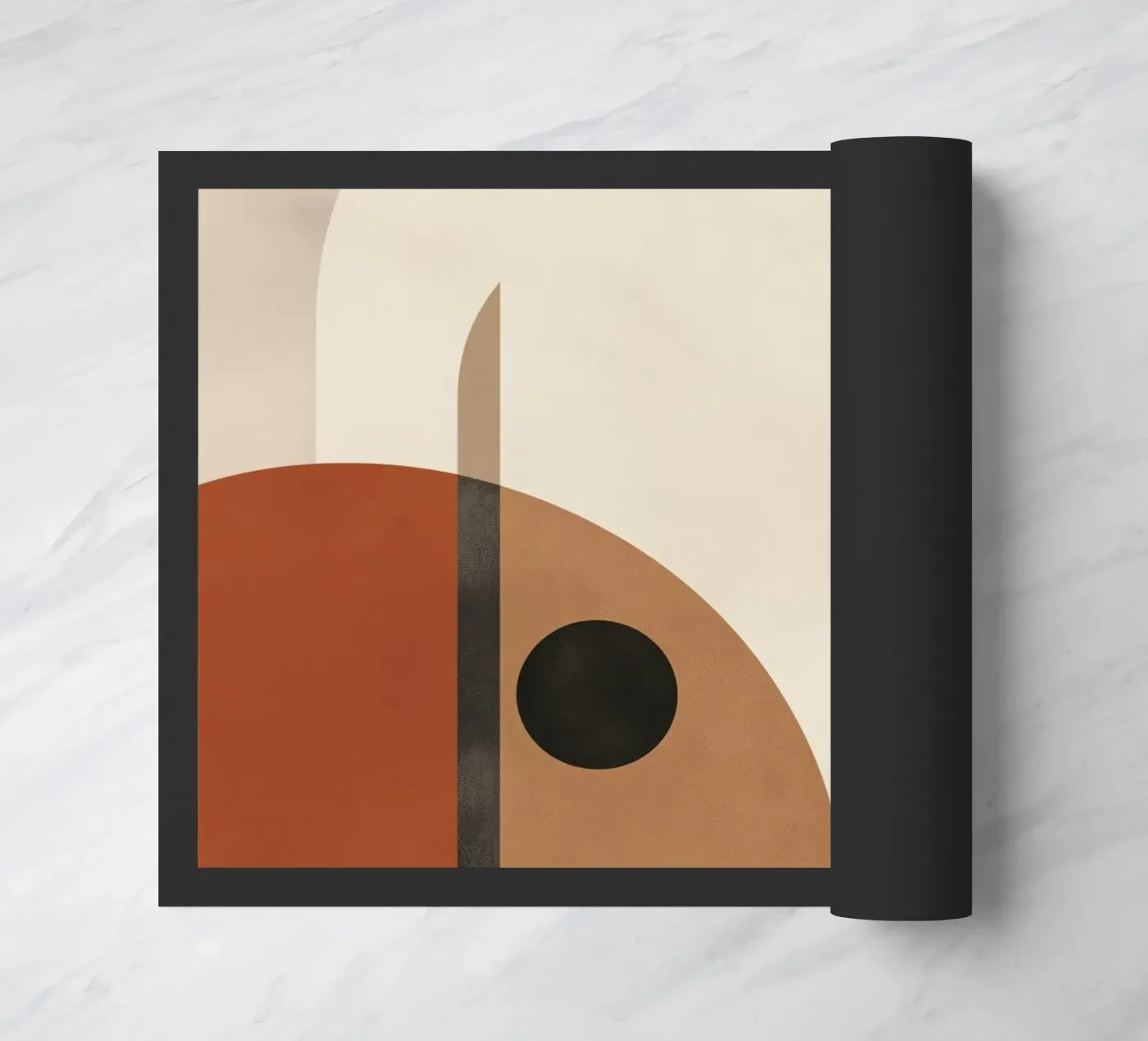 Abstract boho geometry doormat by Whole©