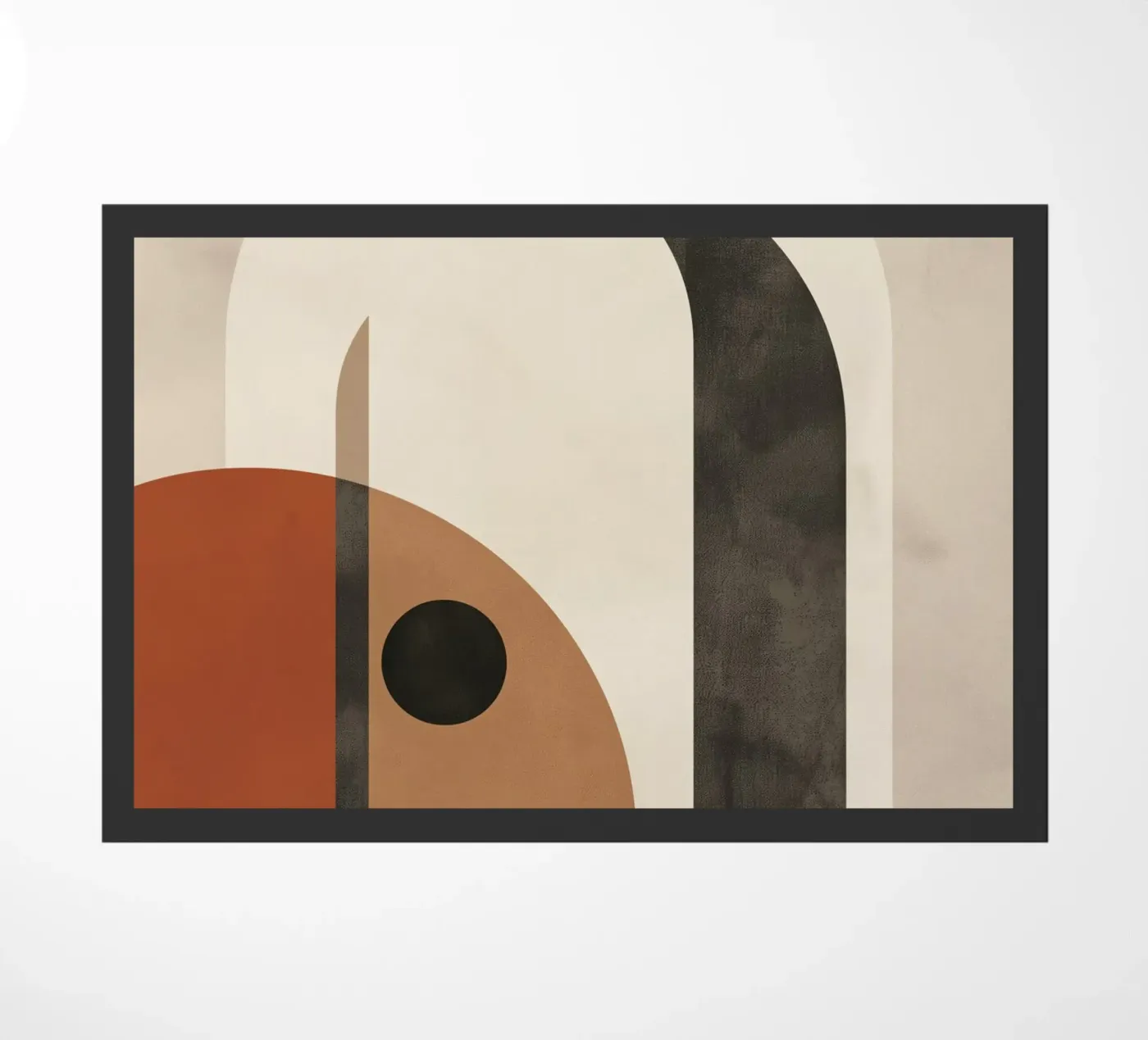 Abstract boho geometry doormat by Whole©