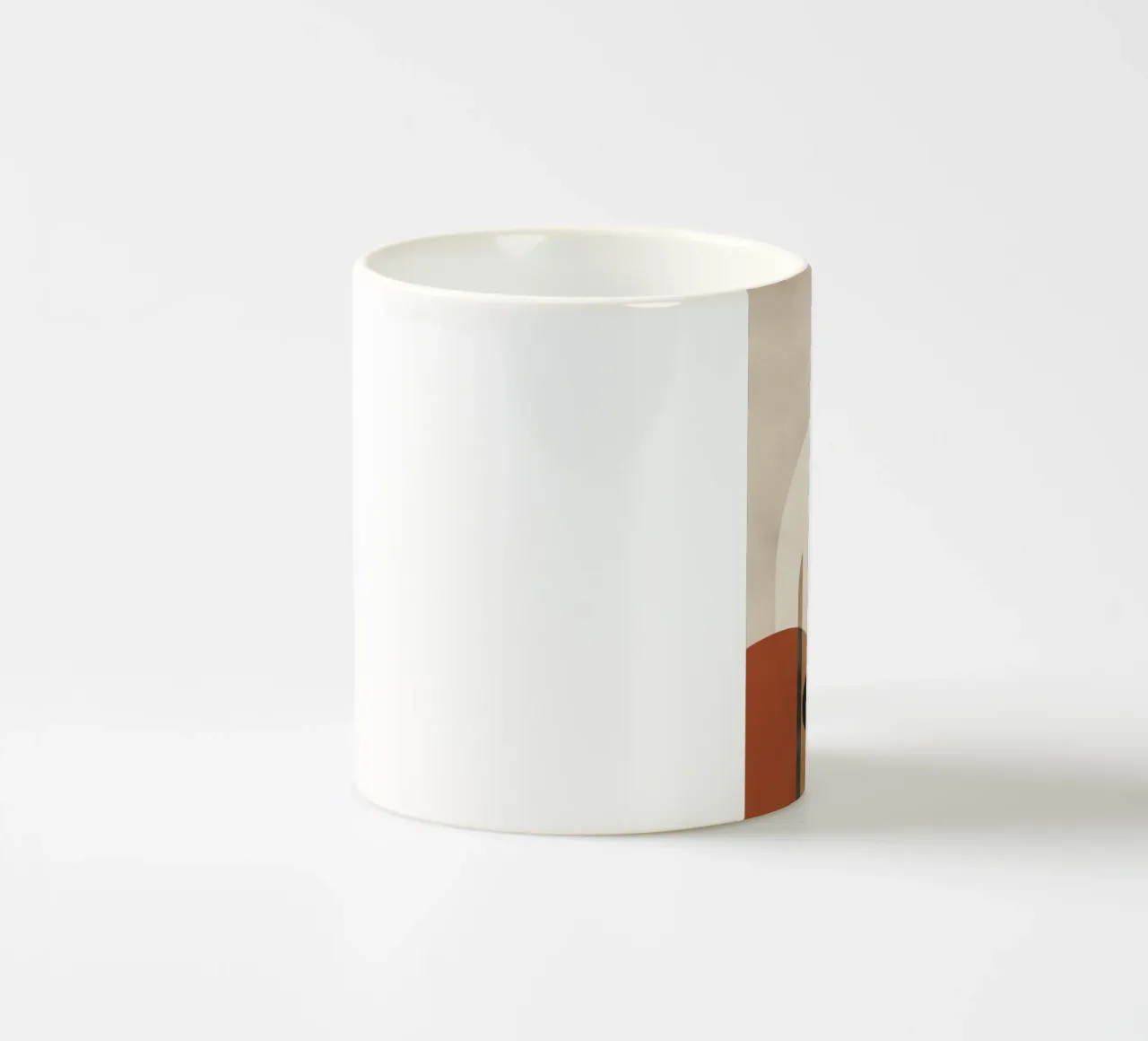 Geometria astratta boho tazza in ceramica da Whole©