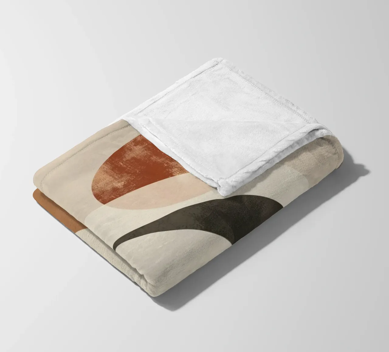 Geometria astratta boho coperta in pile da Whole©