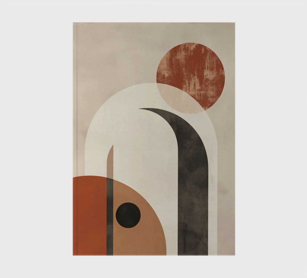 Abstract boho geometry notebook by Whole©