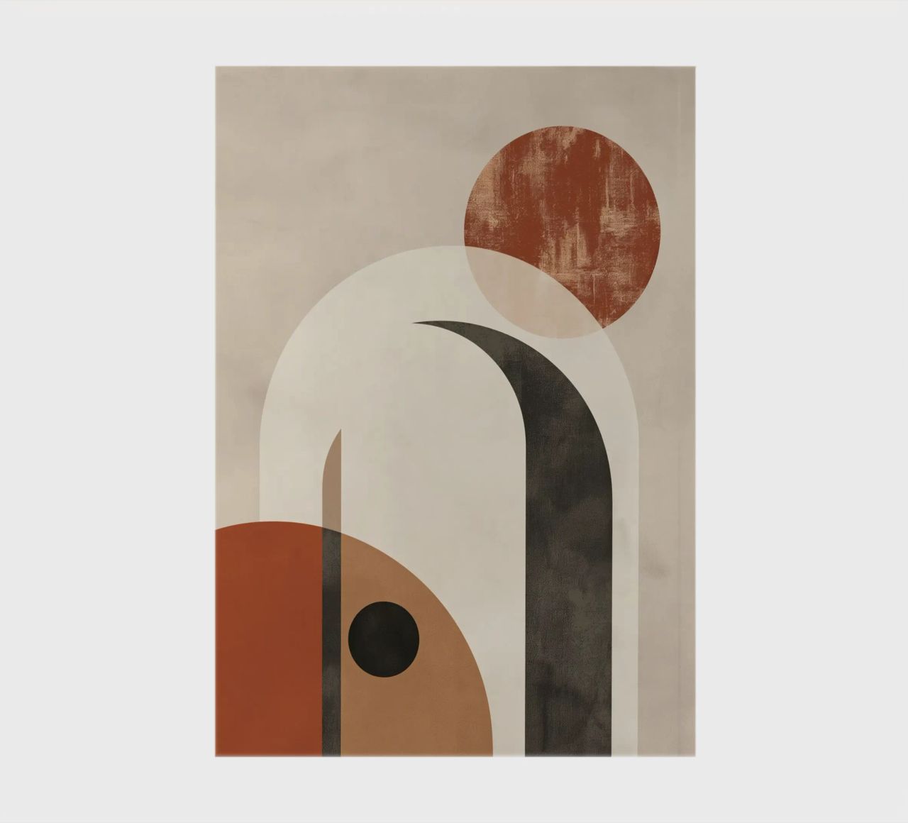 Abstract boho geometry notebook by Whole©