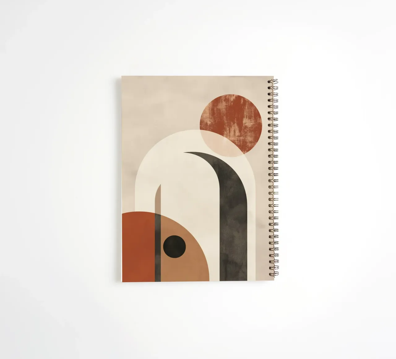 Abstract boho geometry spiral notebook by Whole©