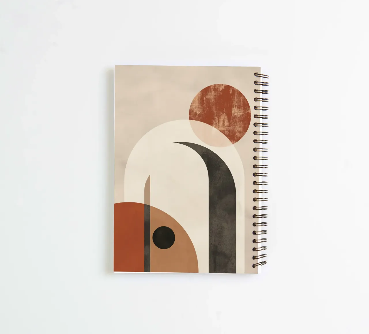 Abstract boho geometry spiral notebook by Whole©