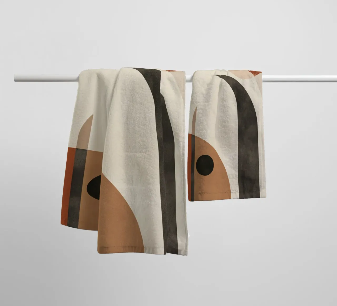 Abstract boho geometry towel by Whole©