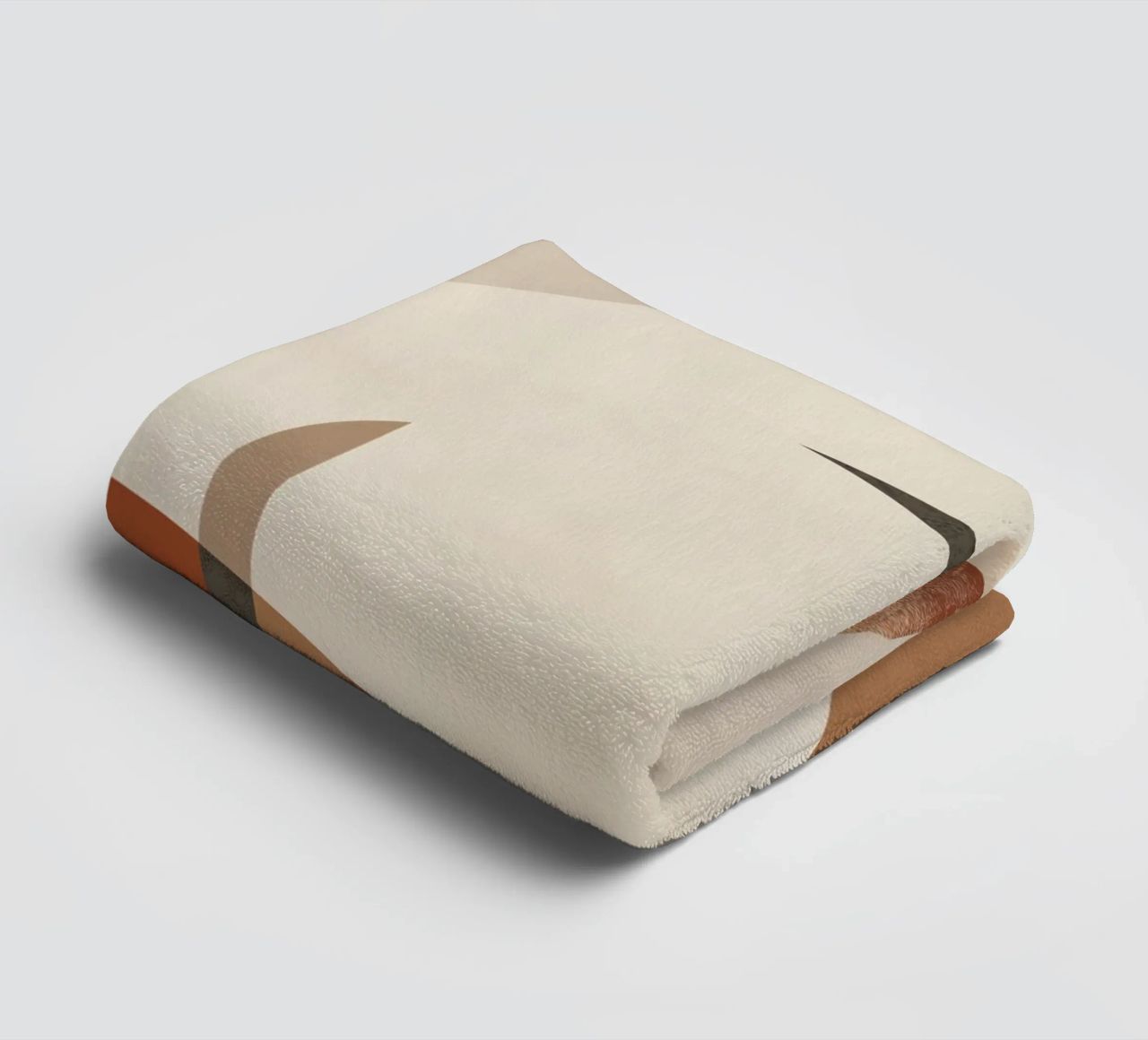 Abstract boho geometry towel by Whole©